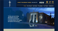 Desktop Screenshot of christtheservantparish.org